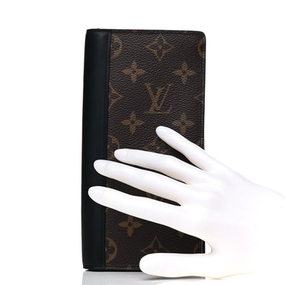 Louis Vuitton Monogram Macassar Brazza Wallet 2 of 9