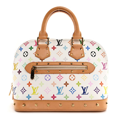 Louis Vuitton Monogram Multicolor Alma White 1 of 10