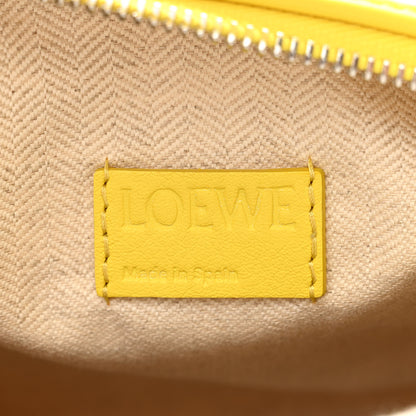 Loewe Jacquard Anagram Calfskin Small Cubi Bag Ecru Lemon 6 of 10
