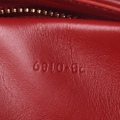 Celine Calfskin Quilted C Charm Belt Bag Red 7 of 9