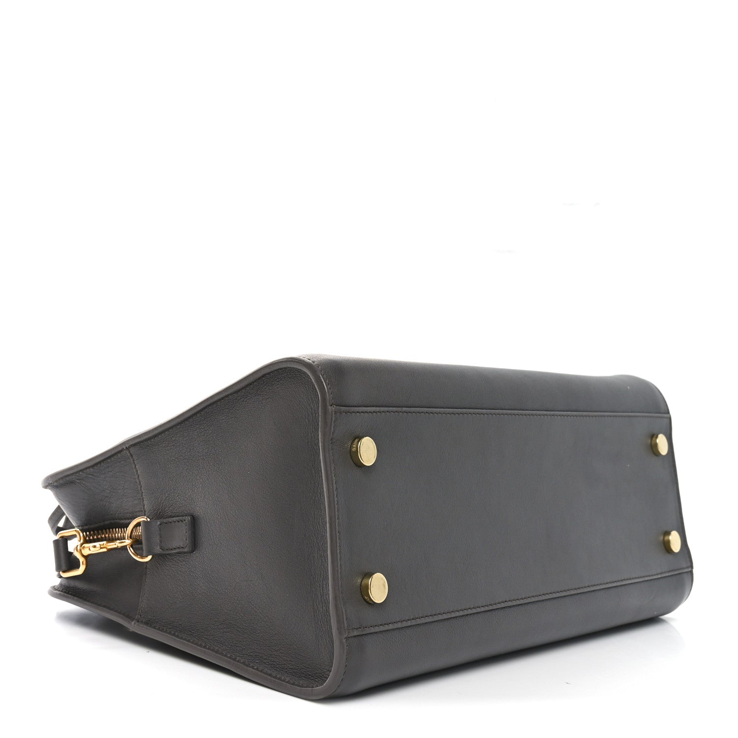 Saint Laurent Calfskin Small Monogram Cabas Fog 4 of 10