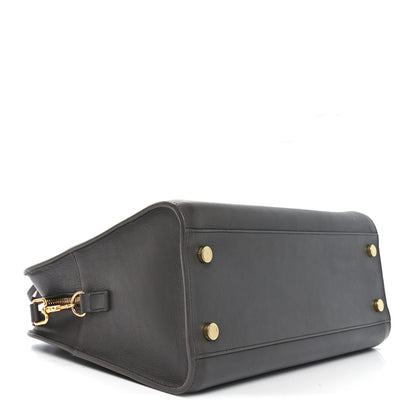 Saint Laurent Calfskin Small Monogram Cabas Fog 4 of 10