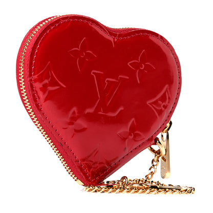 Louis Vuitton Vernis Coeur Heart Coin Purse Pomme D'Amour 2 of 5
