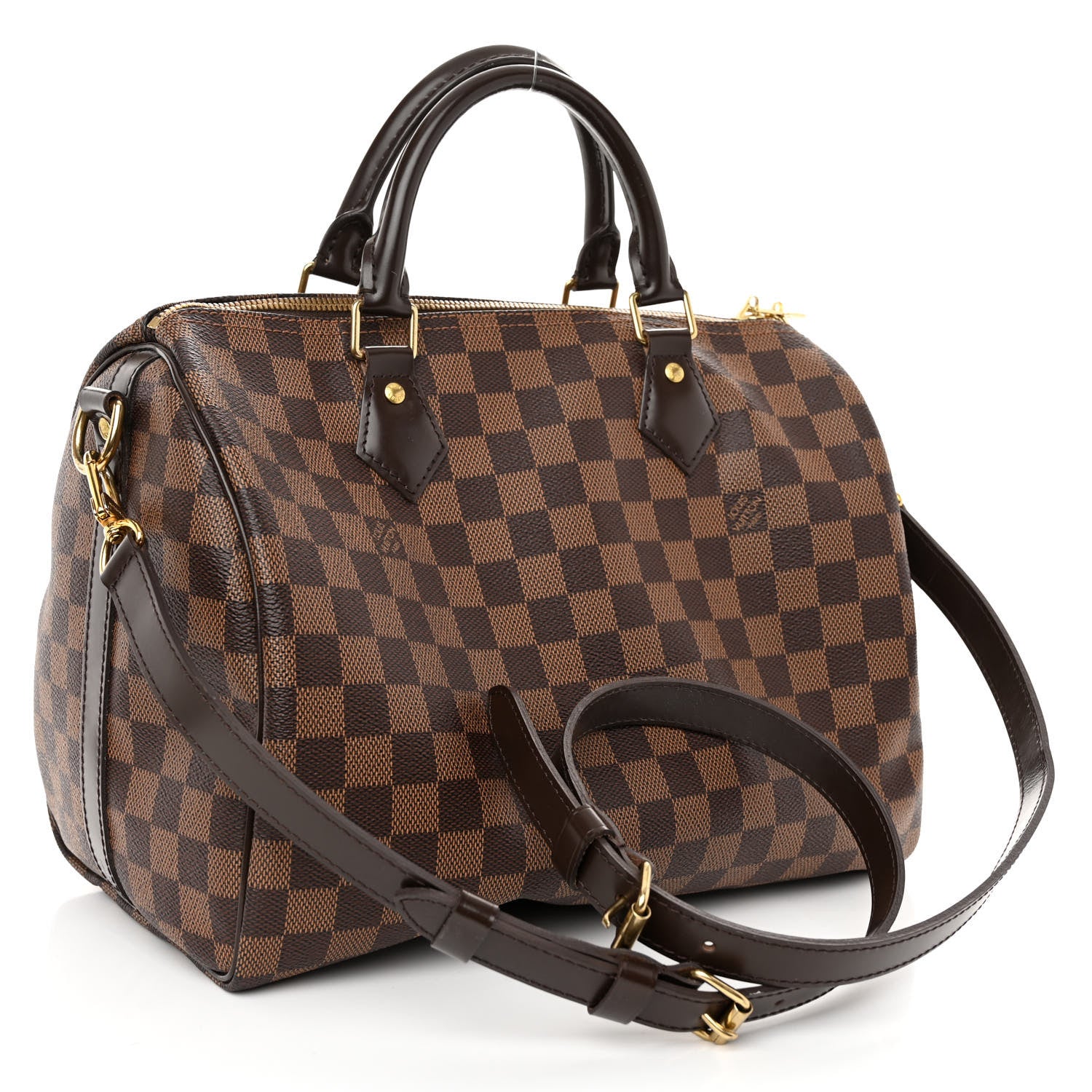 Louis Vuitton LOUIS VUITTON Damier Ebene Speedy Bandouliere 30 3 of 9