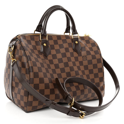 Louis Vuitton LOUIS VUITTON Damier Ebene Speedy Bandouliere 30 3 of 9