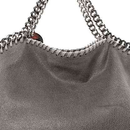 Stella McCartney Shaggy Deer Falabella Fold Over Tote  Light Grey 7 of 9