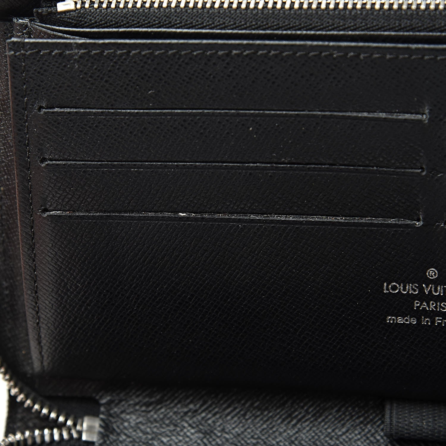 Louis Vuitton Epi Zippy Organizer Wallet Black 15 of 15