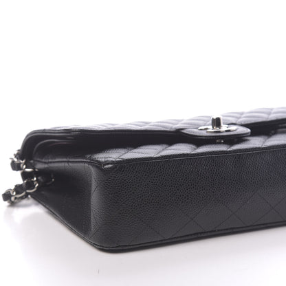 Chanel Caviar Quilted Medium Double Flap Black 8 of 12