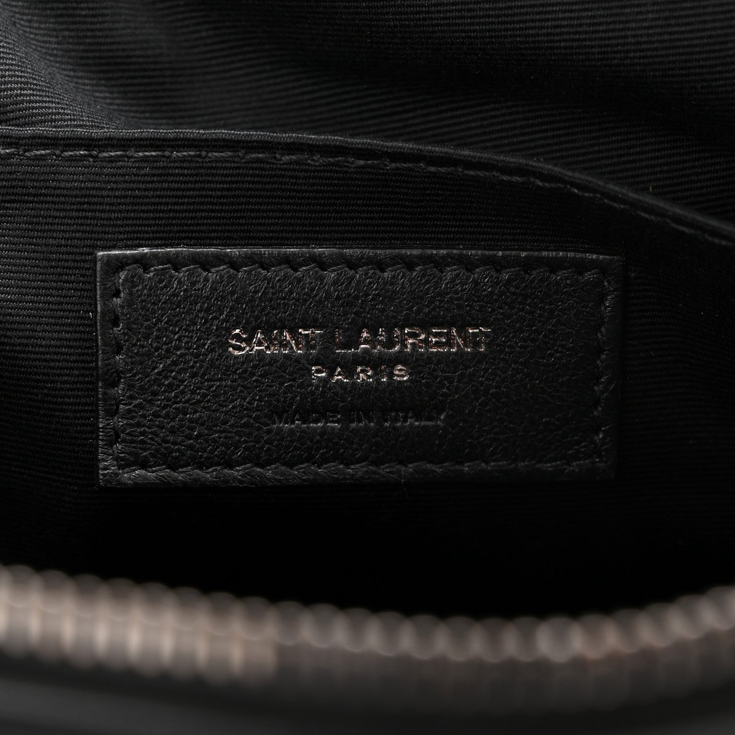Saint Laurent Calfskin Matelasse Monogram Lou Camera Bag Black 6 of 10