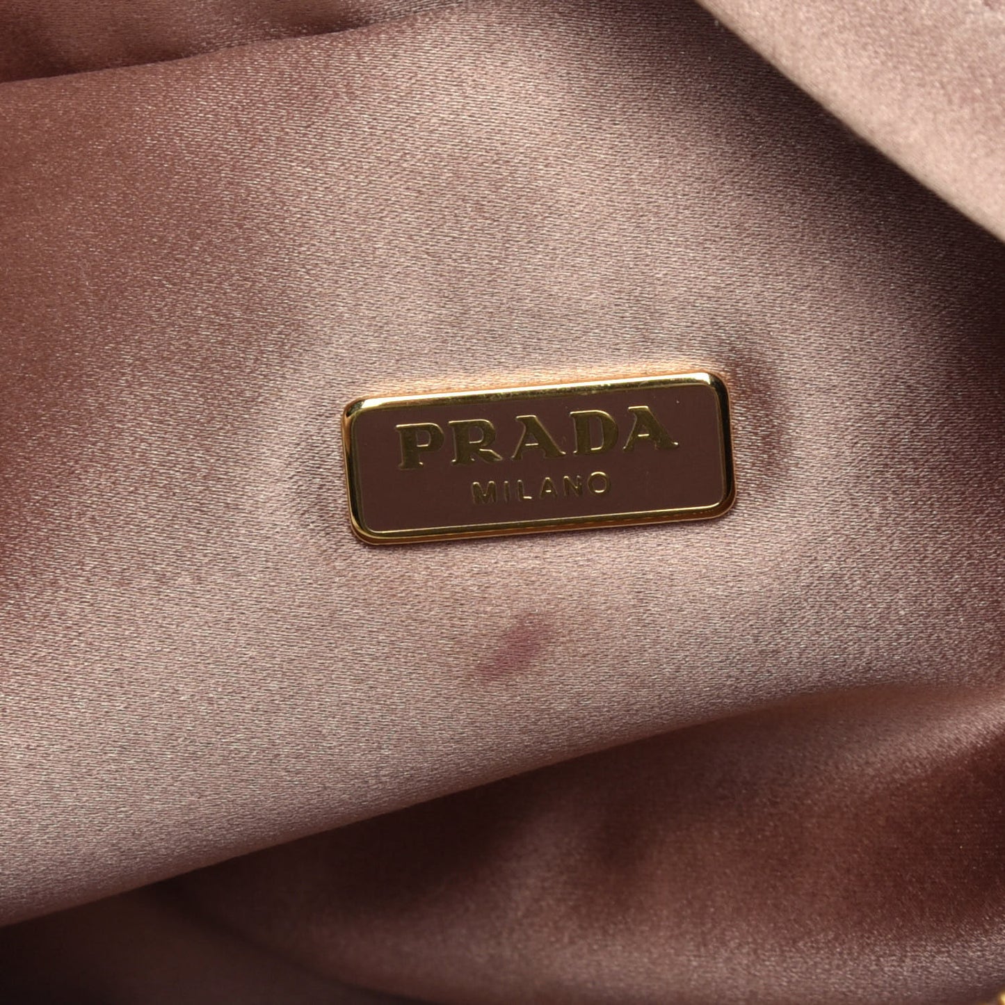 Satin Zipped Clutch Nudo