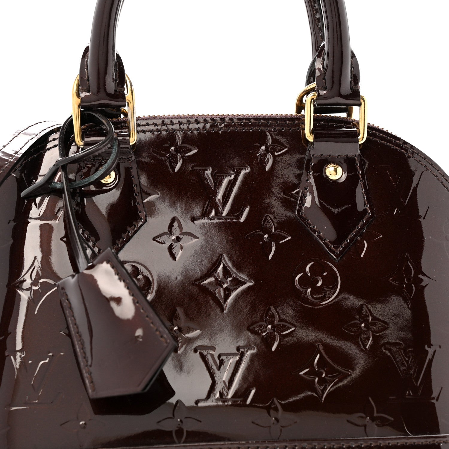 Louis Vuitton Vernis Alma BB Amarante 8 of 13