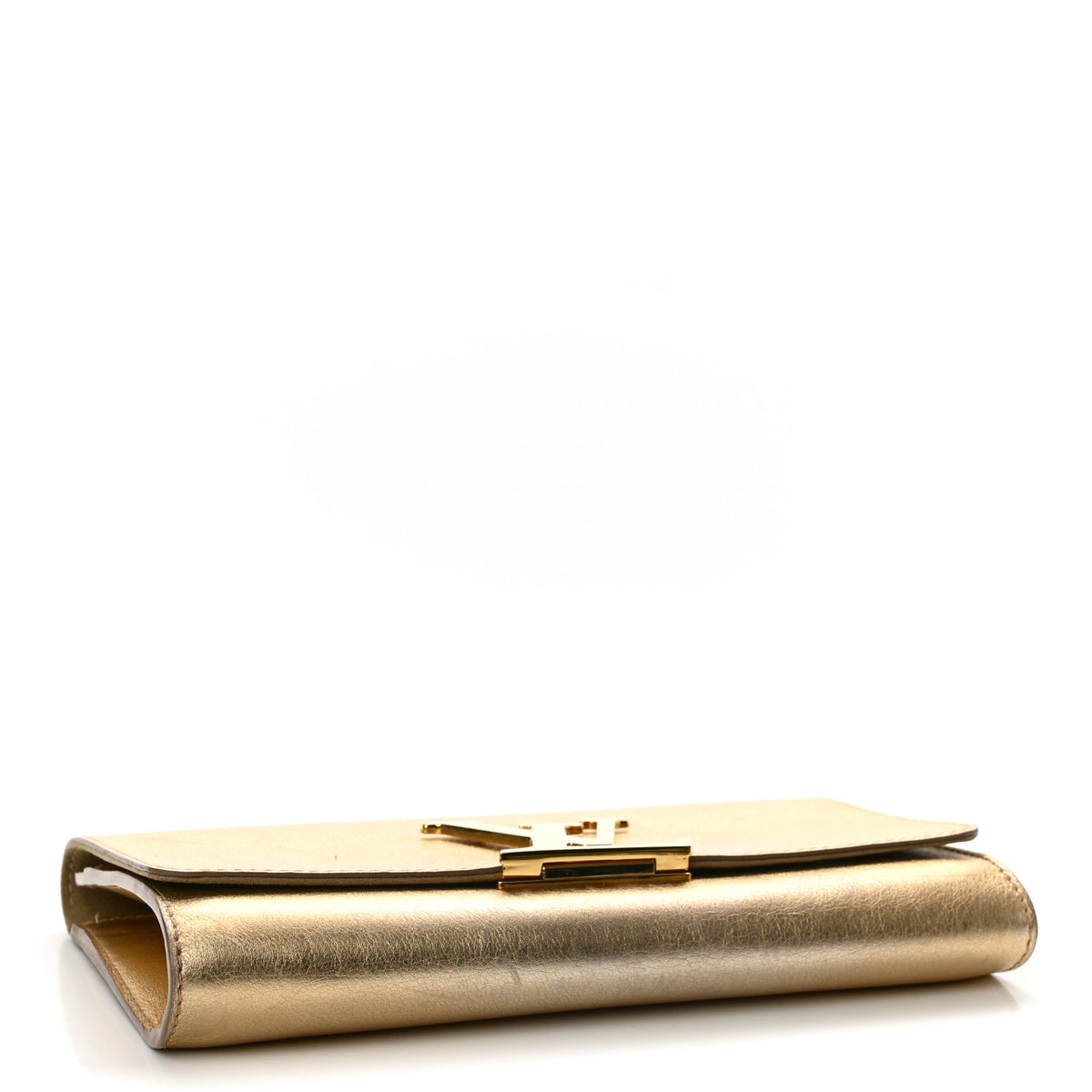 Louis Vuitton Calfskin Neo Sobe Louise EW Clutch Gold 4 of 12