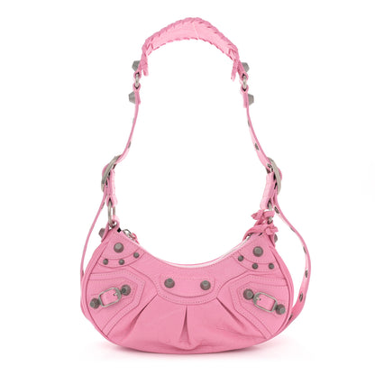 Balenciaga Agneau Arena Le Cagole Shoulder Bag XS Candy Pink 1 of 12