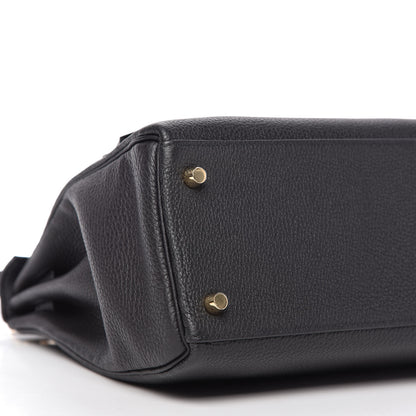Hermes Togo Kelly Retourne 32 Black 6 of 10