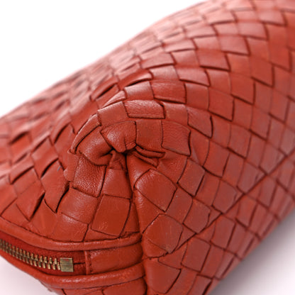 Bottega Veneta Nappa Intrecciato Cosmetic Case Red 9 of 22