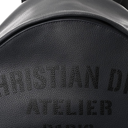 Christian Dior Calfskin Atelier Signature Print Backpack Grey 8 of 11
