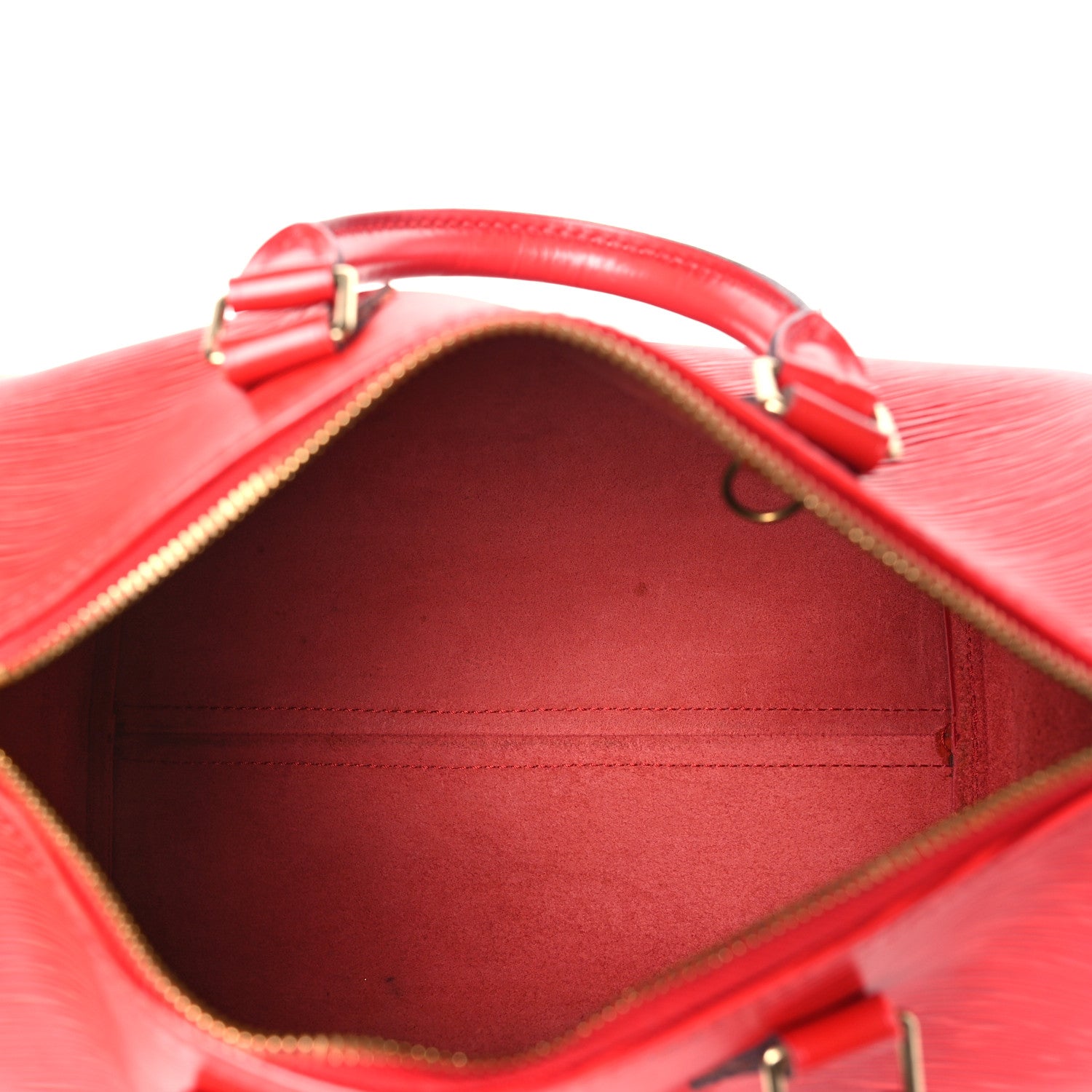Louis Vuitton Epi Speedy 25 Castillan Red 5 of 11