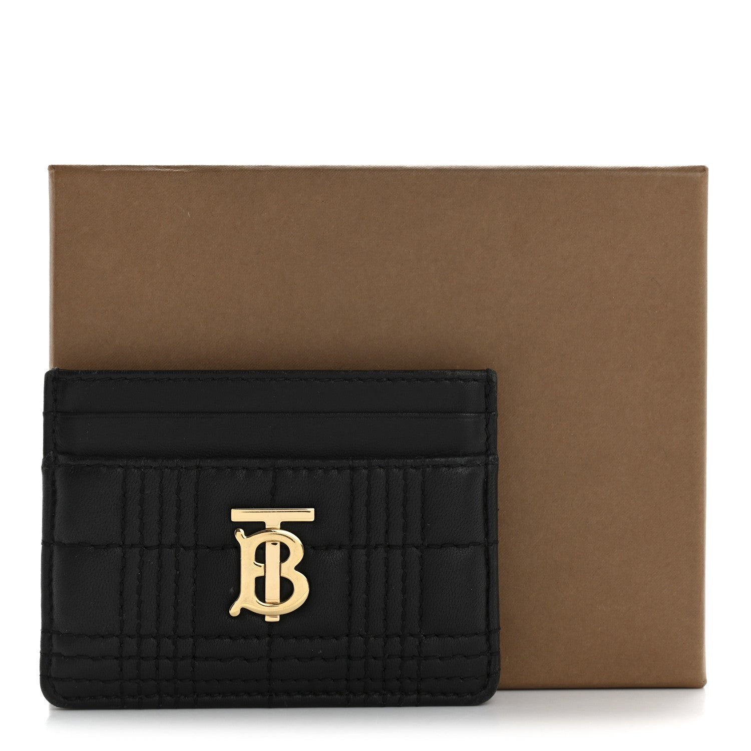 Burberry Lambskin Quilted Small Lola Card Holder Black 12 of 12
