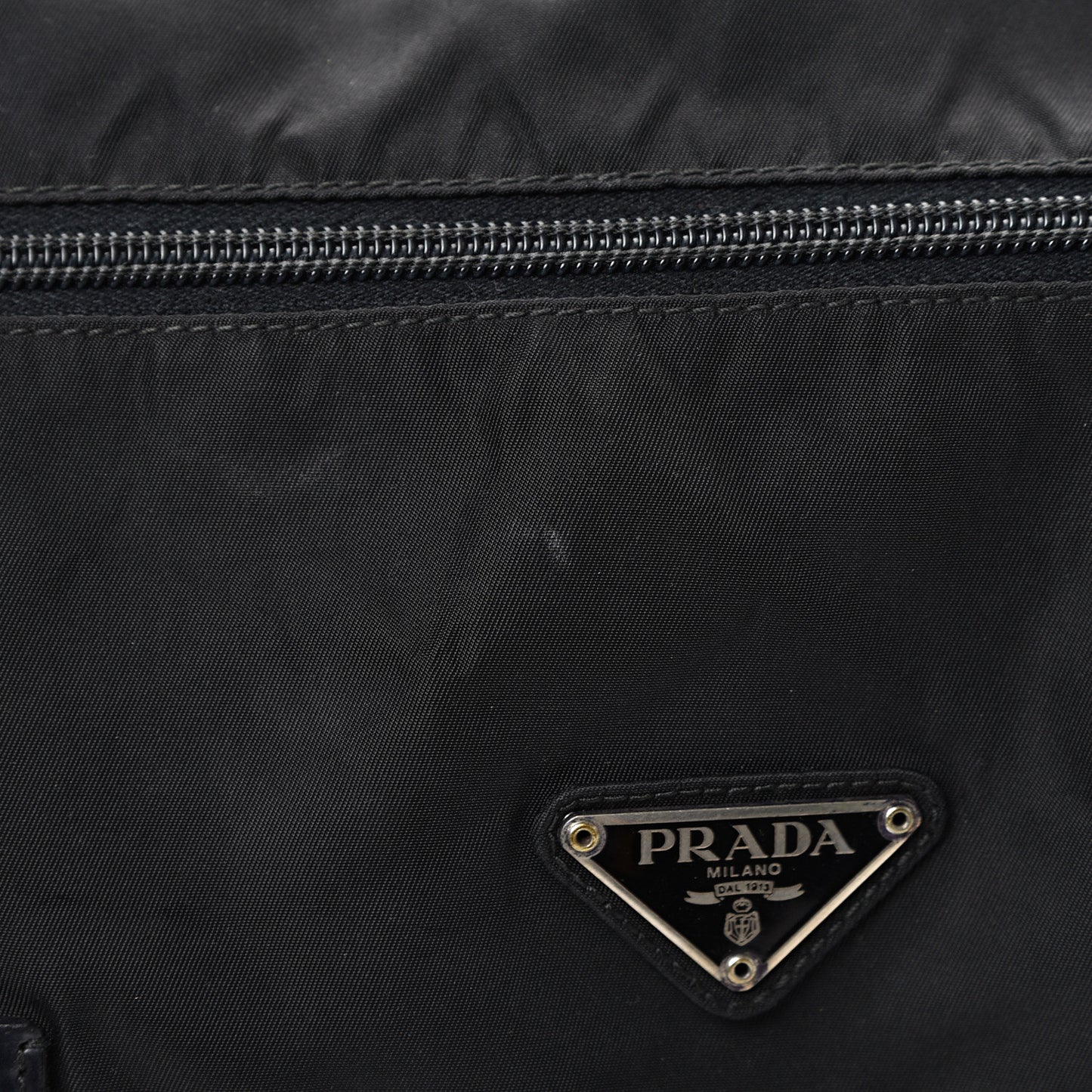 Nylon Vela Sport Messenger Bag Black