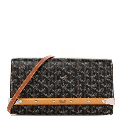 Goyard Goyardine Monte Carlo Clutch PM Black Gold 1 of 12