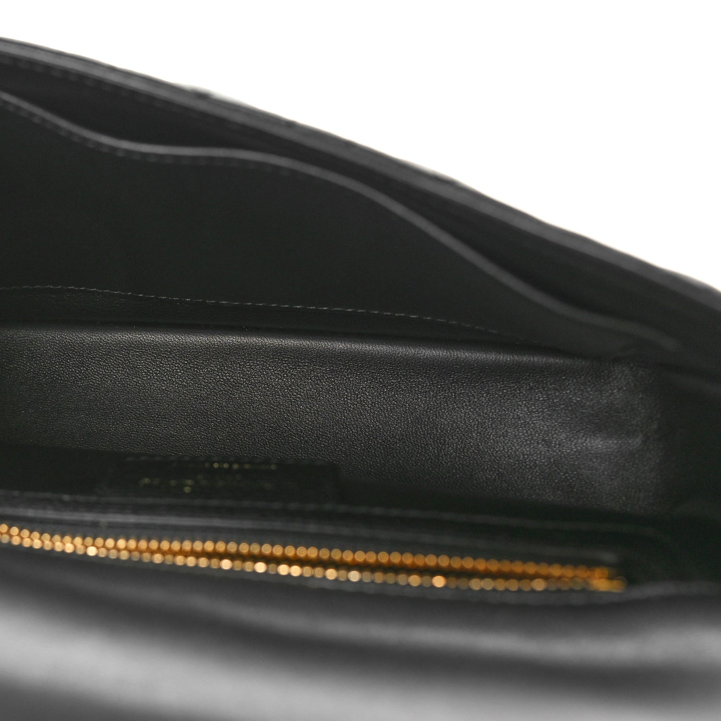 Calfskin Cannage Small Caro Bag Black