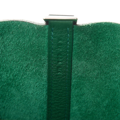 Hermes Taurillon Clemence Picotin Lock 18 PM Vert Vertigo 7 of 8