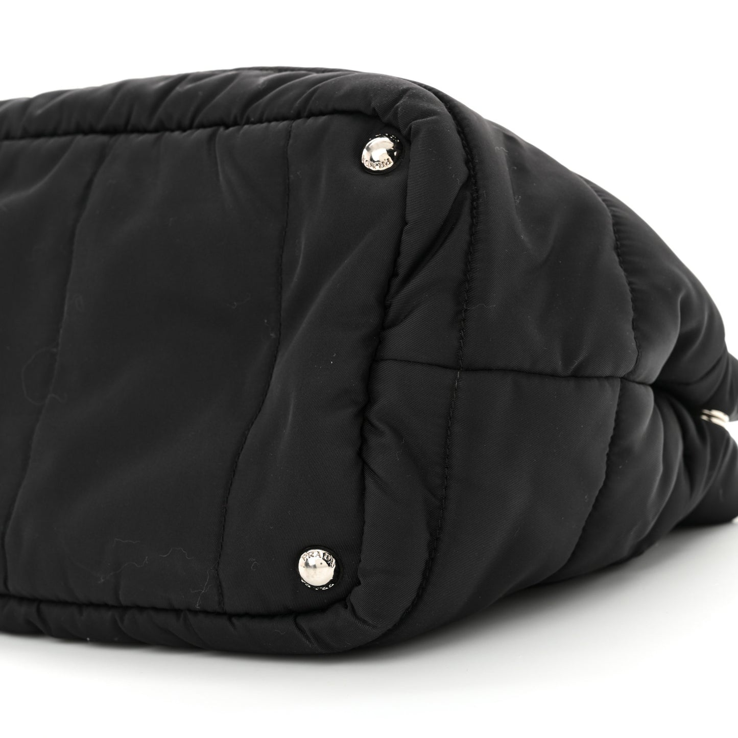 Tessuto Nylon Bomber Tote Black