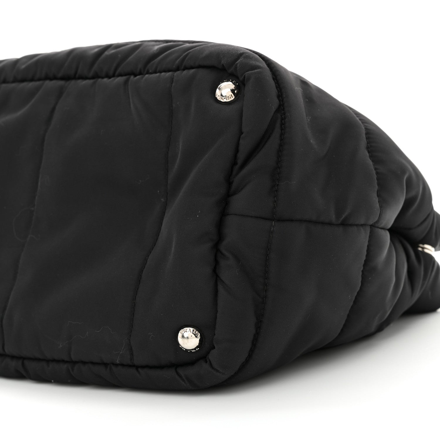 Prada Tessuto Nylon Bomber Tote Black 10 of 14