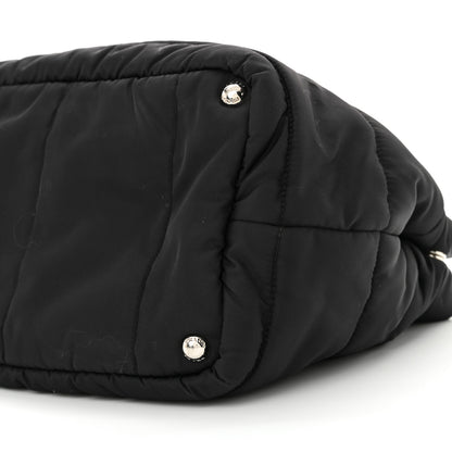 Prada Tessuto Nylon Bomber Tote Black 10 of 14
