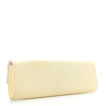 Chanel Lizard Pearl Evening Clutch Beige 4 of 8