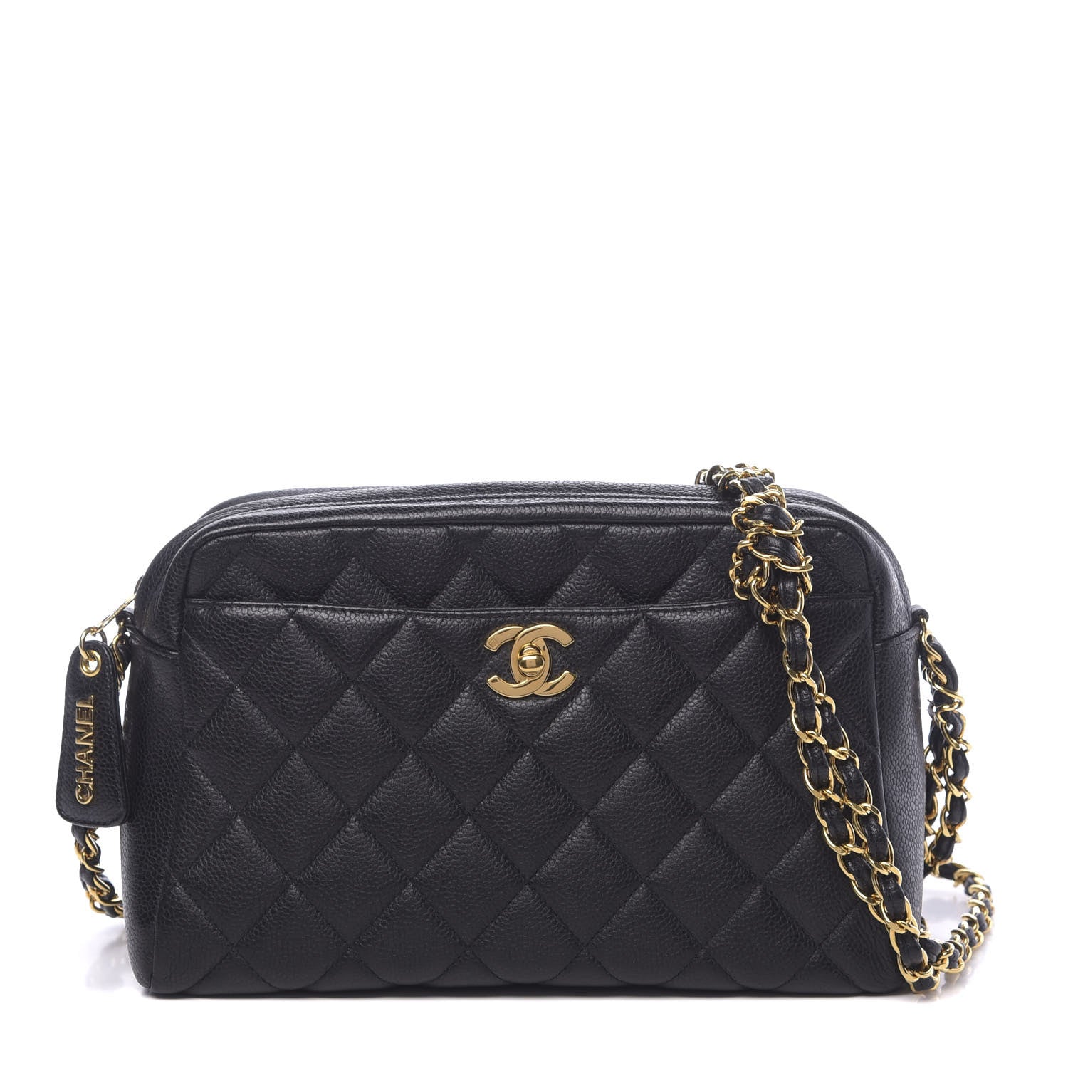 Chanel Caviar Quilted Camera Case Black 1 of 12