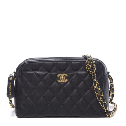 Chanel Caviar Quilted Camera Case Black 1 of 12