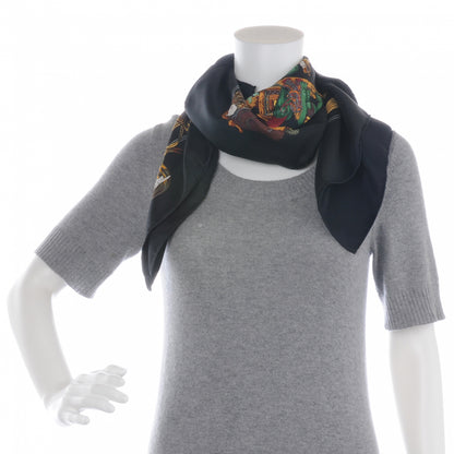 Hermes Silk Au Fil De La Soie Scarf 90 4 of 6