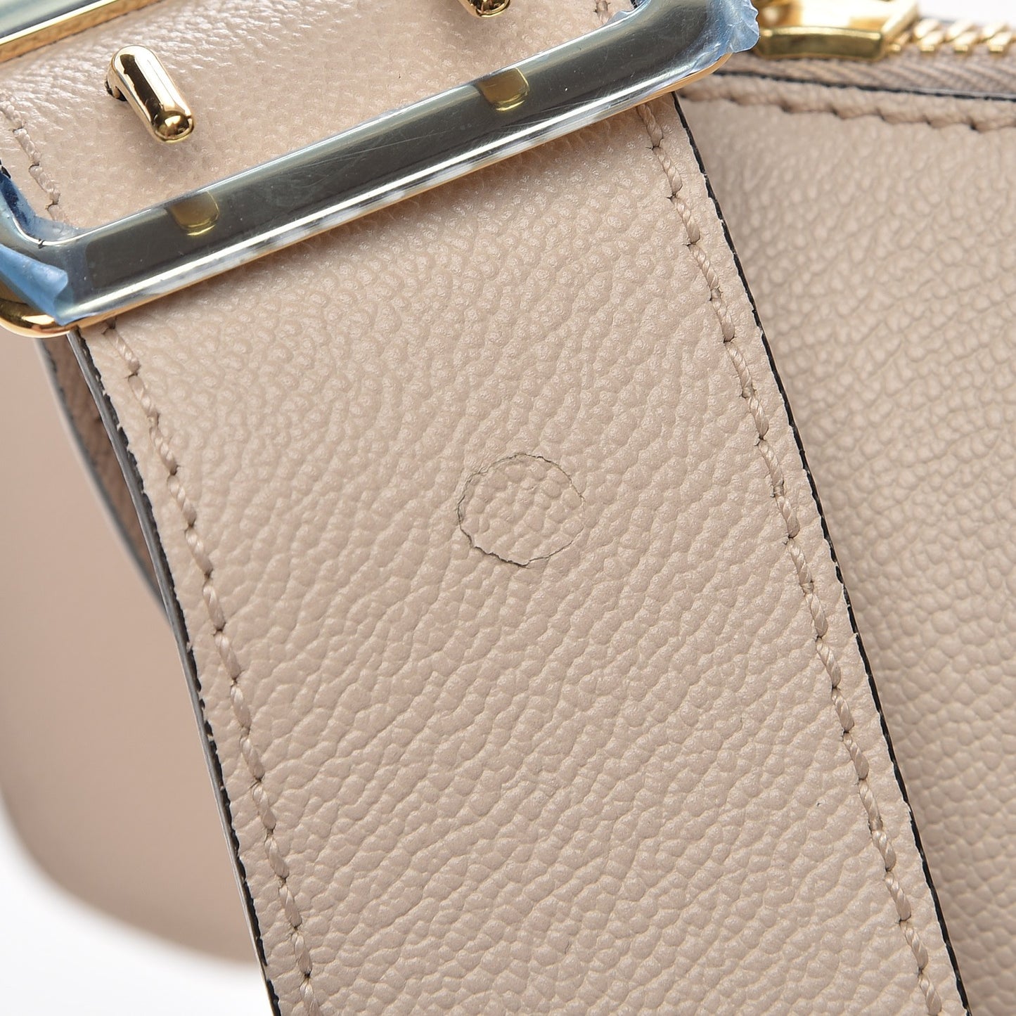 Soft Grain Calfskin House Check Small Helmsley Crossbody Limestone