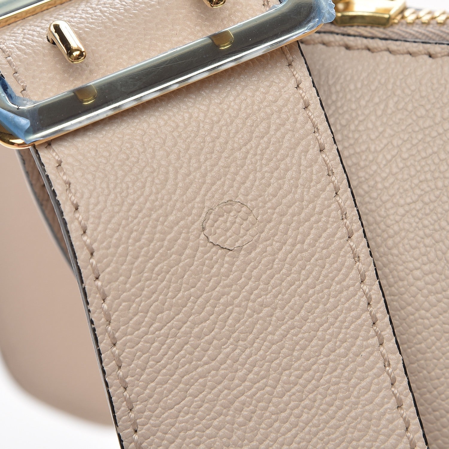 Burberry Soft Grain Calfskin House Check Small Helmsley Crossbody Limestone 9 of 10
