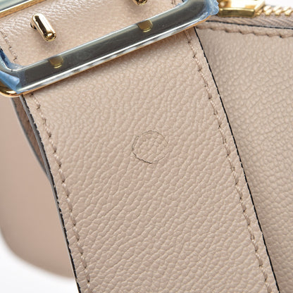 Burberry Soft Grain Calfskin House Check Small Helmsley Crossbody Limestone 9 of 10
