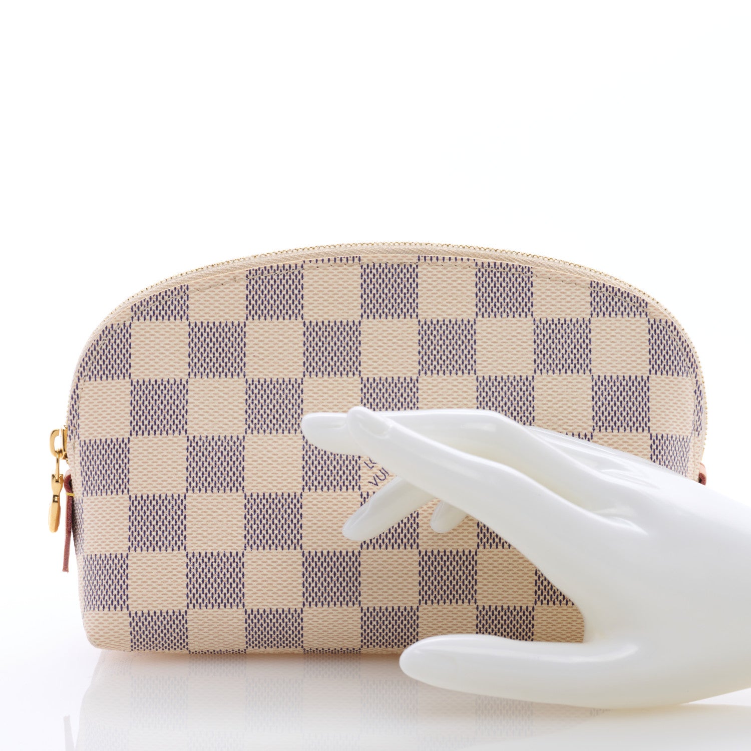 Louis Vuitton Damier Azur Cosmetic Pouch 2 of 6