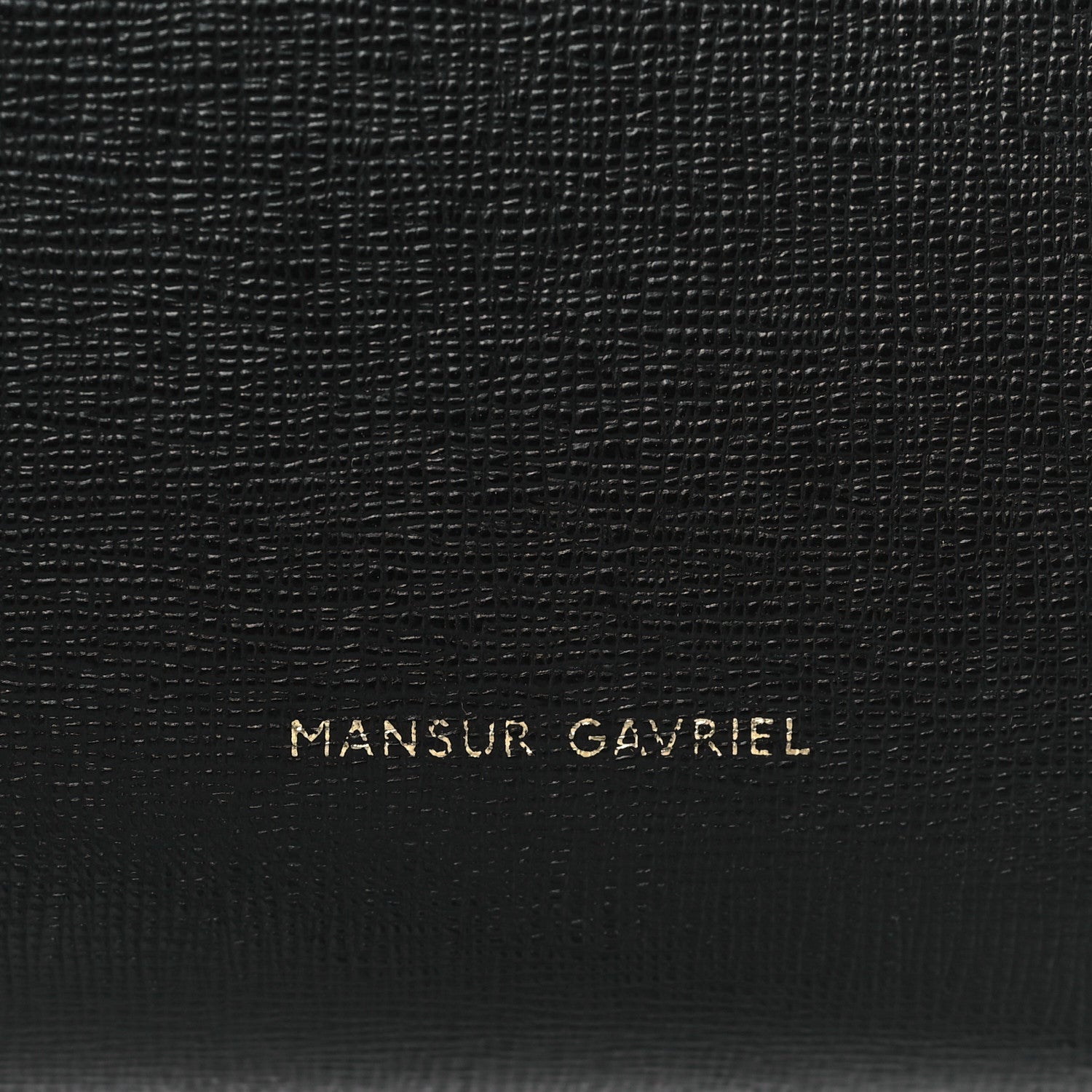 Mansur Gavriel Saffiano Mini Bucket Bag Black Flamma 6 of 10