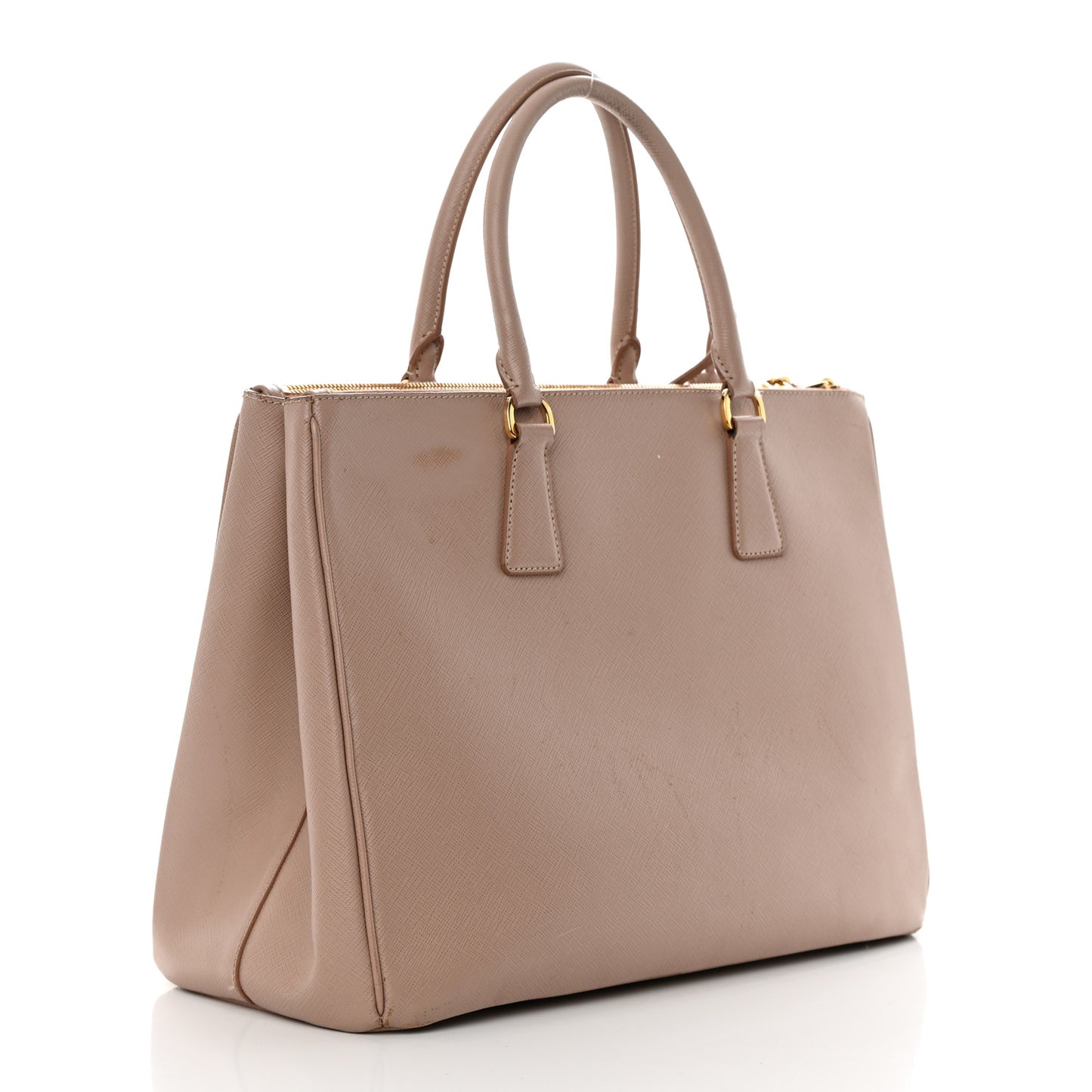 Saffiano Large Galleria Double Zip Tote Cammeo