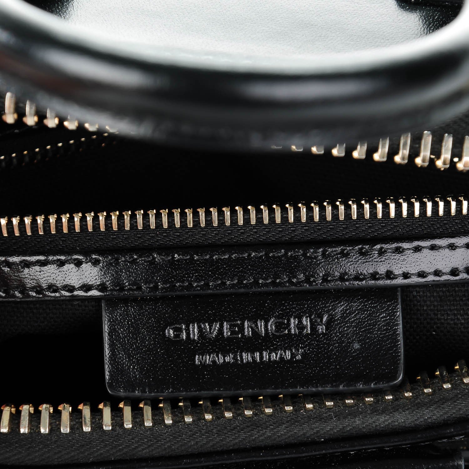 Givenchy Shiny Lord Calfskin Mini Antigona Black 6 of 7