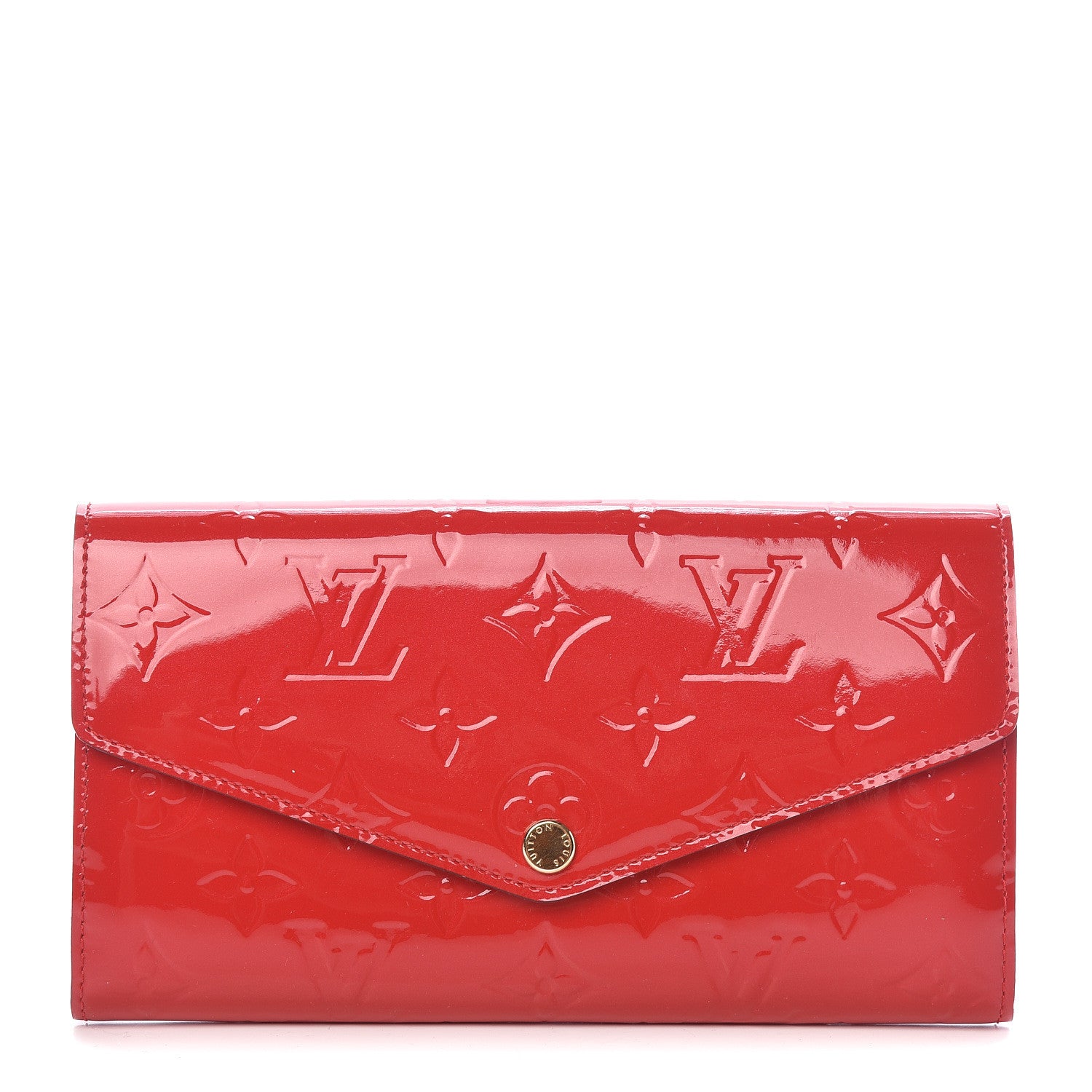 Louis Vuitton Vernis Sarah Wallet NM Cherry 1 of 7
