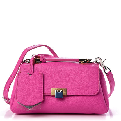 Balenciaga Grained Calfskin Le Dix Nano Soft Cartable Rose Fluo 1 of 7