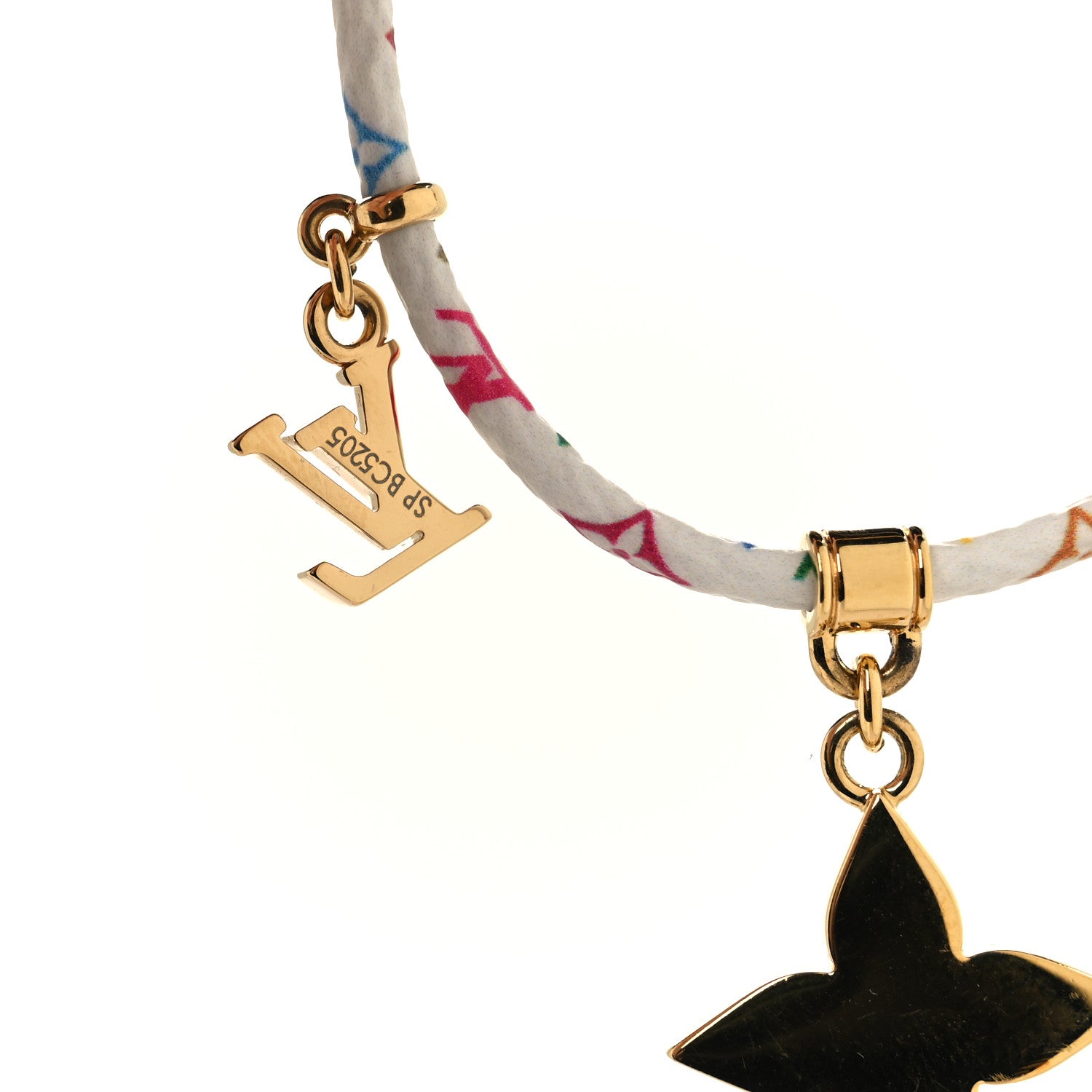 Louis Vuitton LV X TM Monogram Multicolor Charms Bracelet White 4 of 4