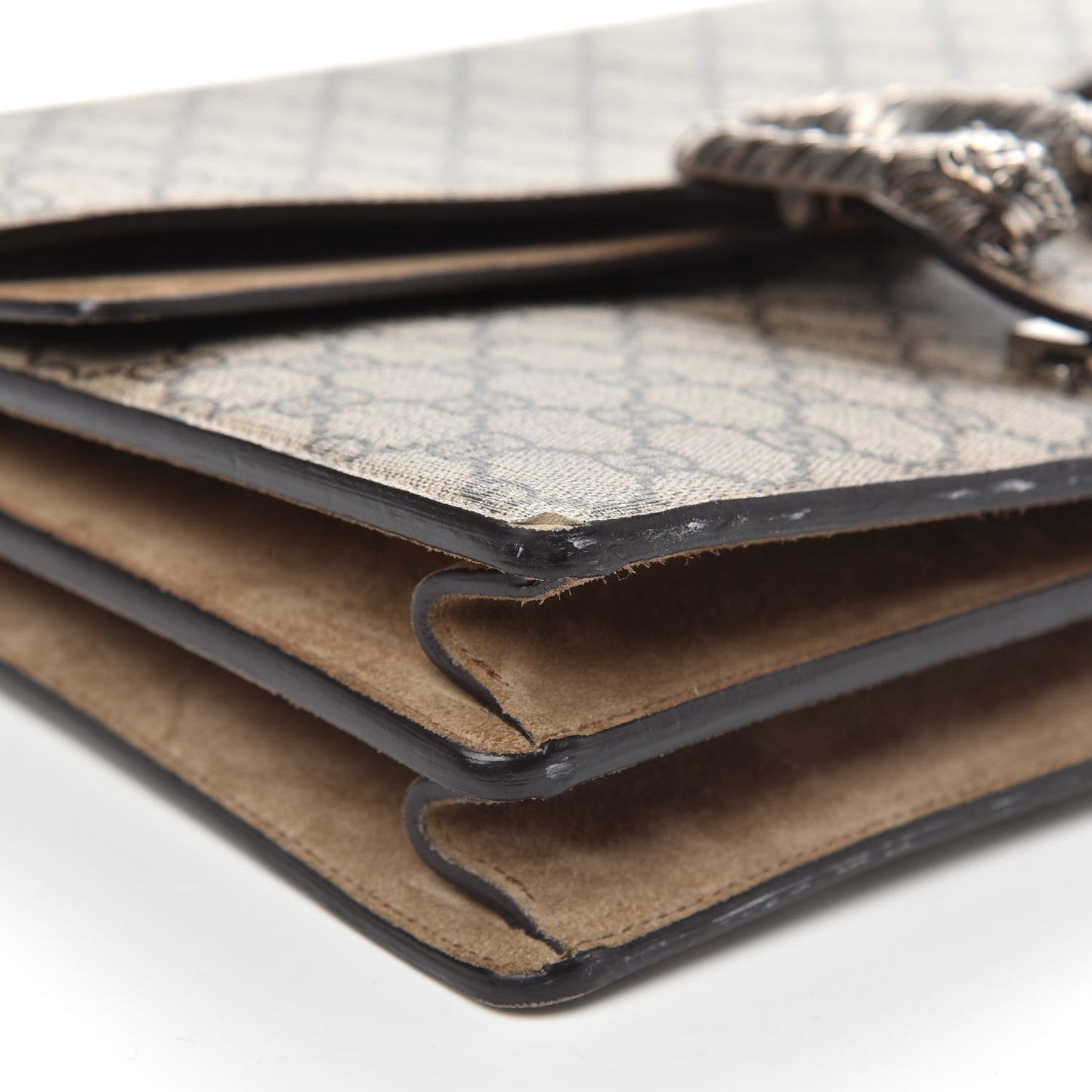 GG Supreme Monogram Medium Dionysus Shoulder Bag Taupe