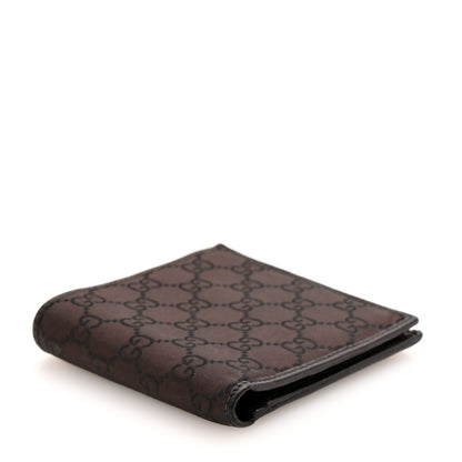 Gucci Nylon Monogram Bi-Fold Wallet Brown 4 of 9