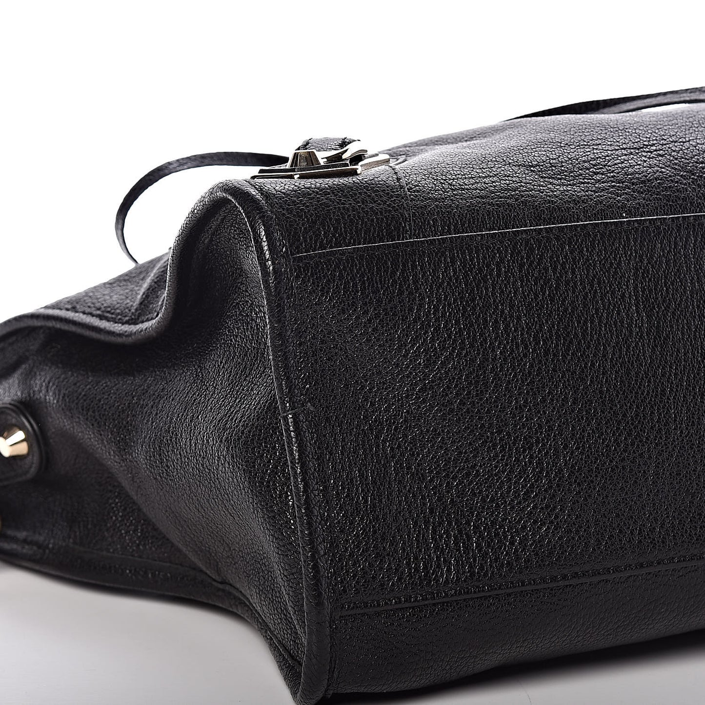 Chevre Gold Metallic Edge Hardware City Black
