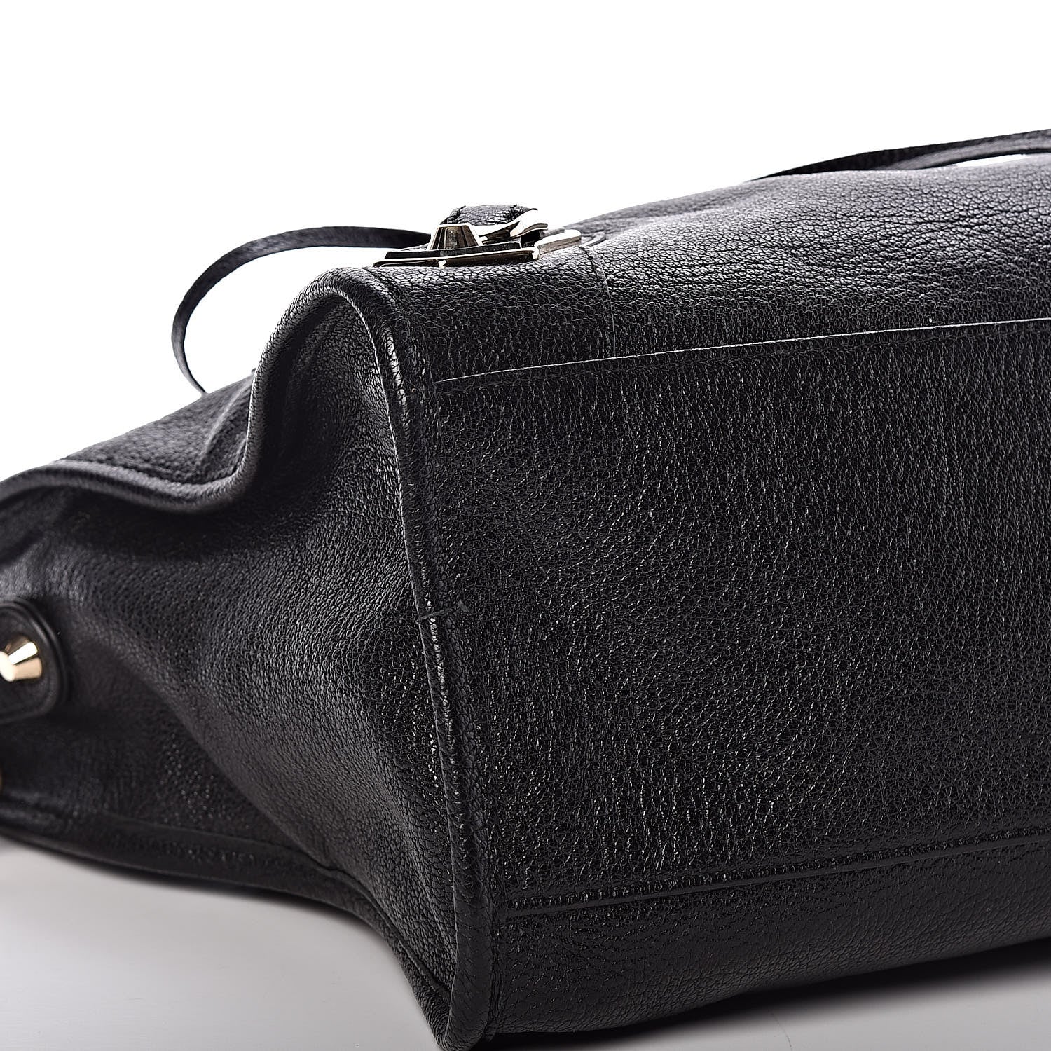 Balenciaga Chevre Gold Metallic Edge Hardware City Black 8 of 9