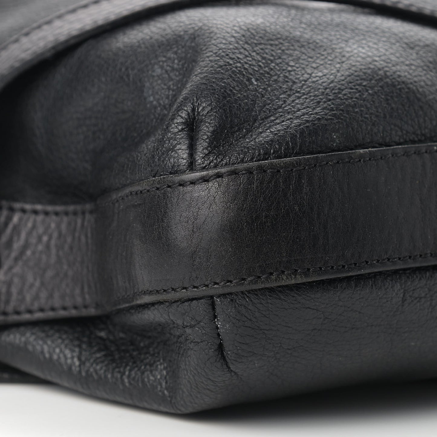 Prorsum Calfskin Hobo Bag Black