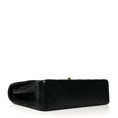 Chanel Lambskin Quilted Medium Double Flap Black 4 of 10