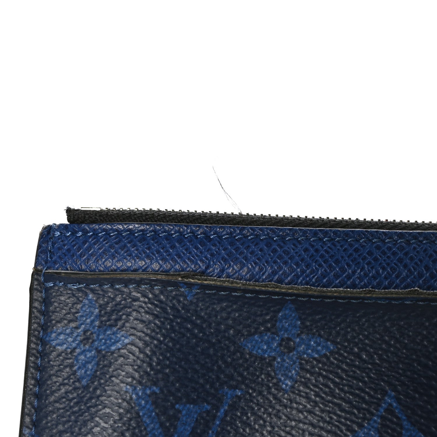 Louis Vuitton Monogram Taiga Coin Card Holder Cobalt 9 of 9